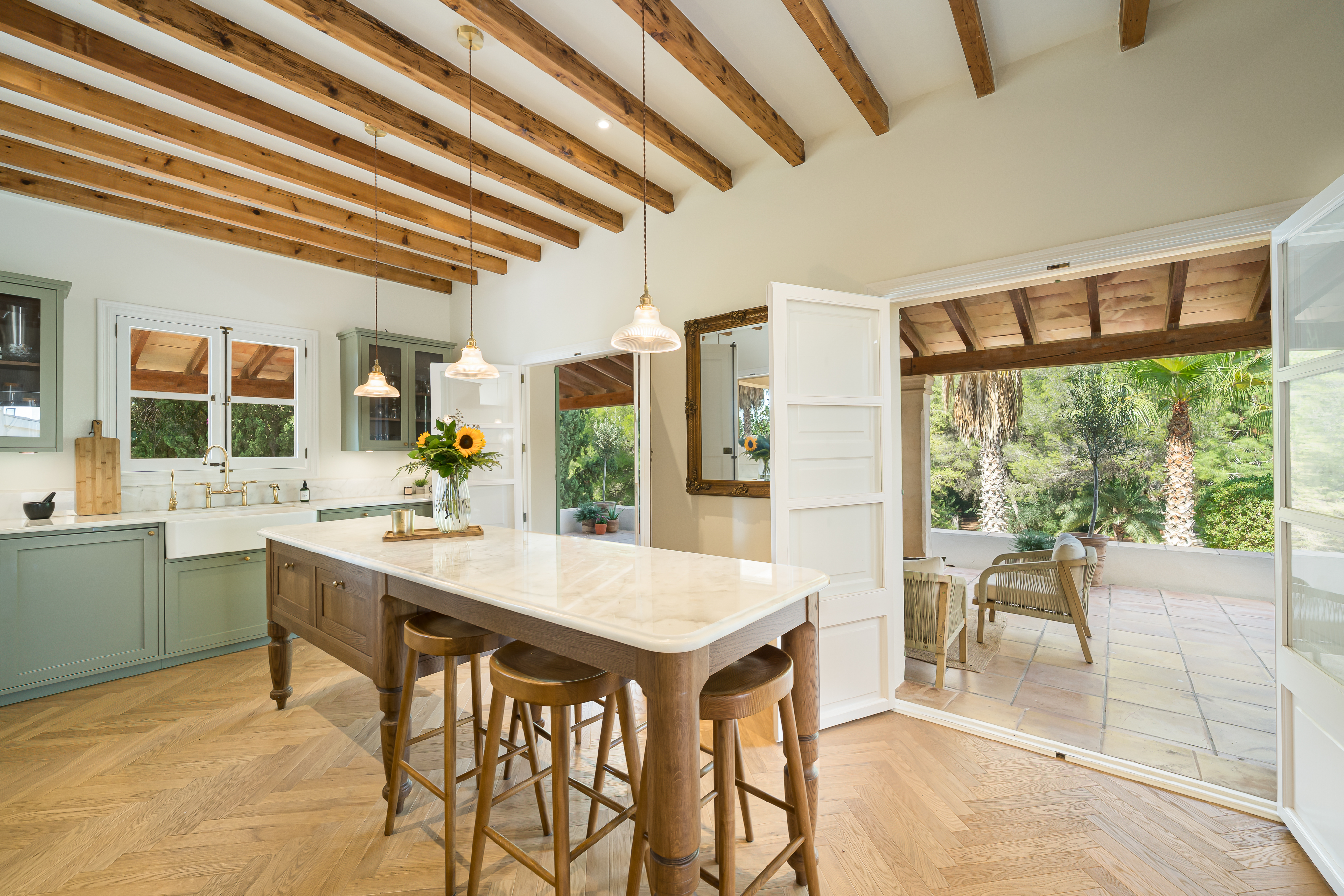 Superbe propriété de style majorquin à Son Rapinya - Palma : 8 chambres, 7 salles de bains, à 10' à pied du golf de Son Muntaner — photo 6