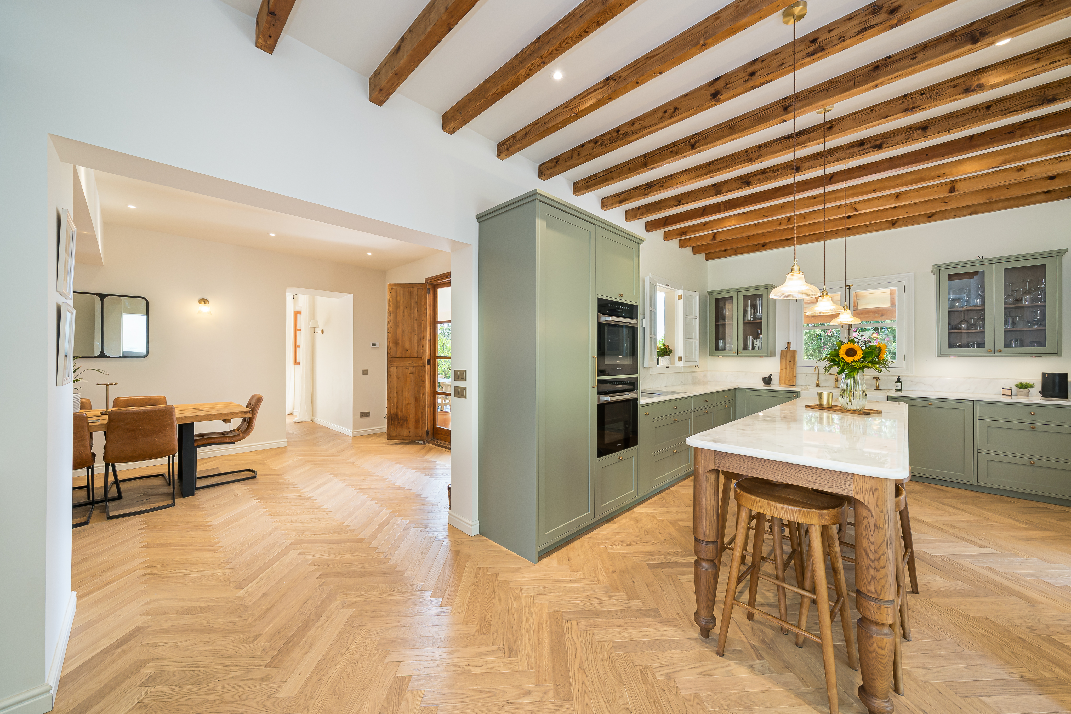 Superbe propriété de style majorquin à Son Rapinya - Palma : 8 chambres, 7 salles de bains, à 10' à pied du golf de Son Muntaner — photo 7