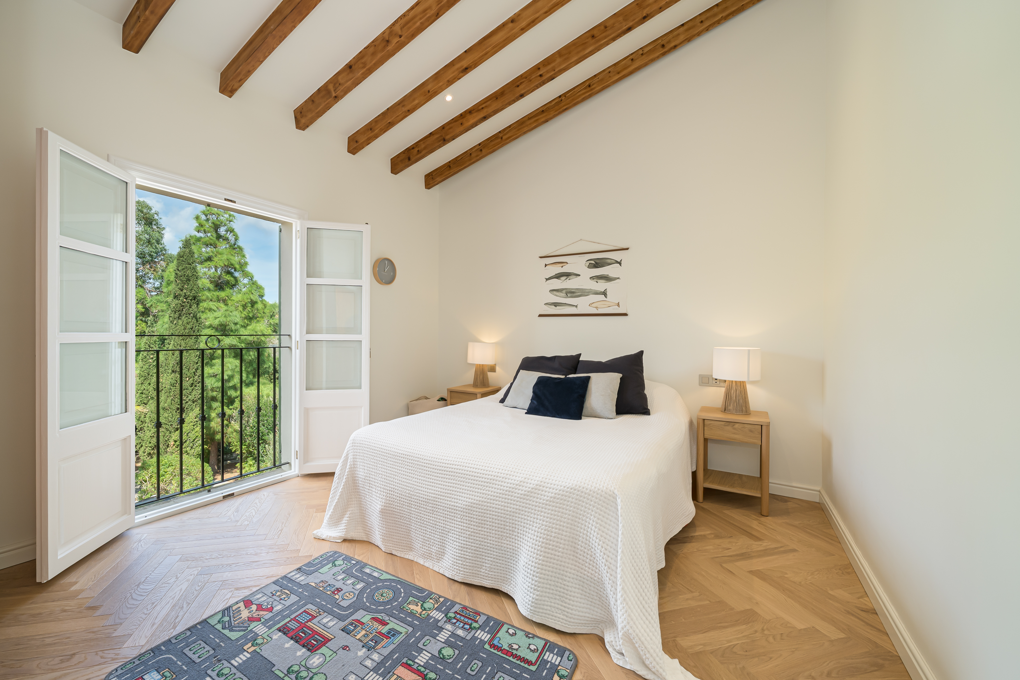 Superbe propriété de style majorquin à Son Rapinya - Palma : 8 chambres, 7 salles de bains, à 10' à pied du golf de Son Muntaner — photo 19