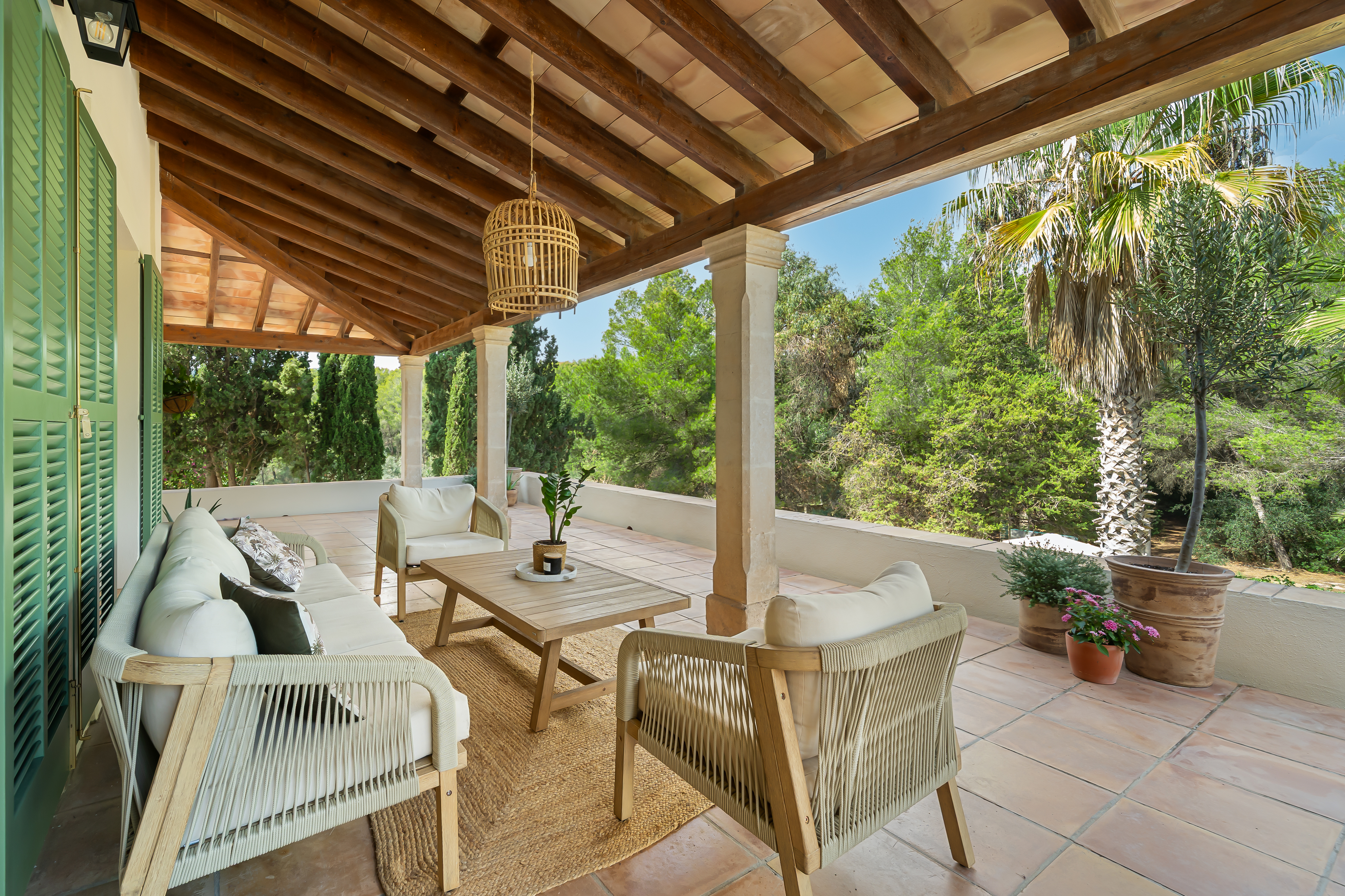 Superbe propriété de style majorquin à Son Rapinya - Palma : 8 chambres, 7 salles de bains, à 10' à pied du golf de Son Muntaner — photo 26