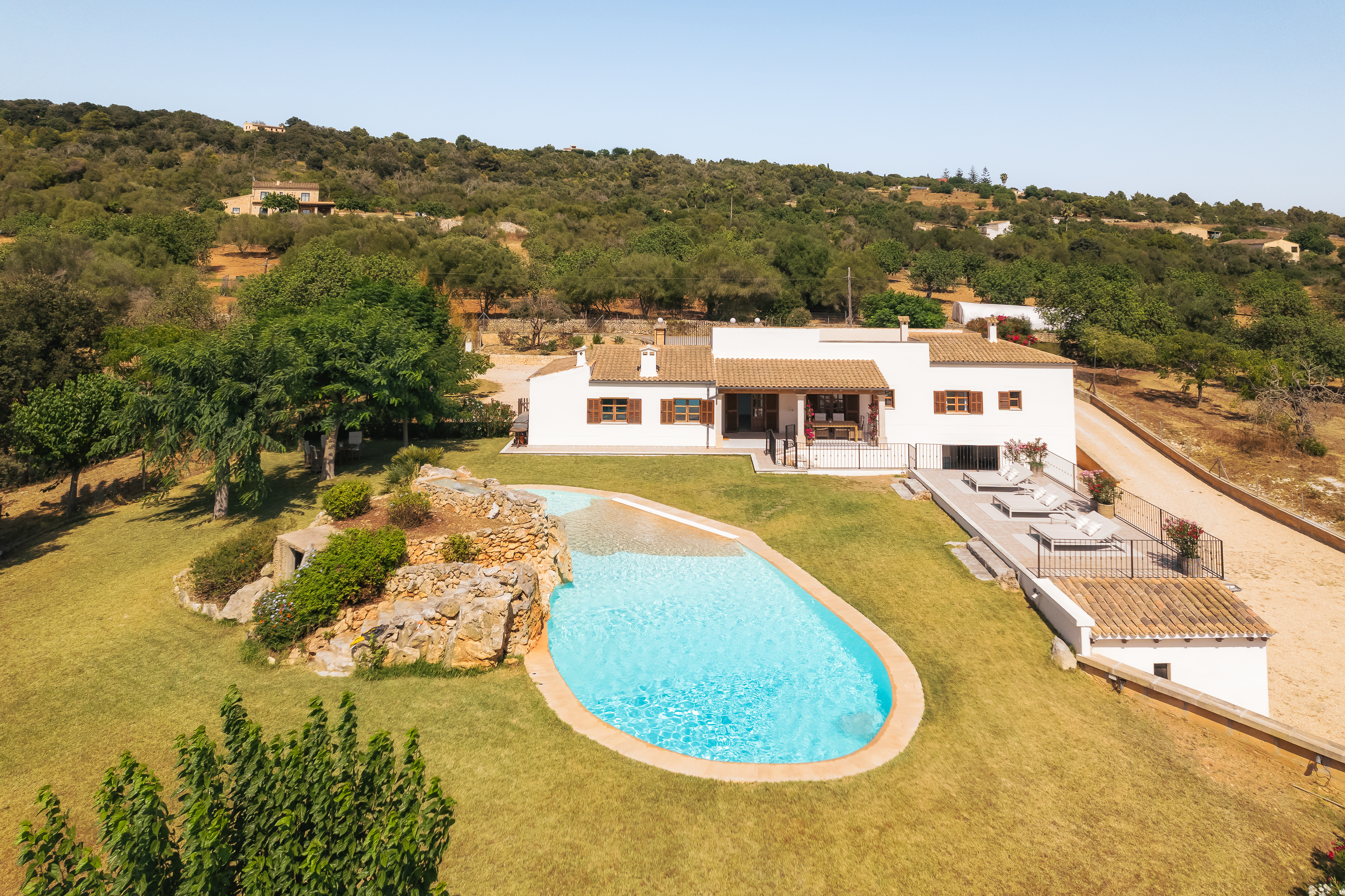 Rénovation intégrale 2025, logement d'invités, piscine, vue panoramique sur la vallée de Manacor — photo 3