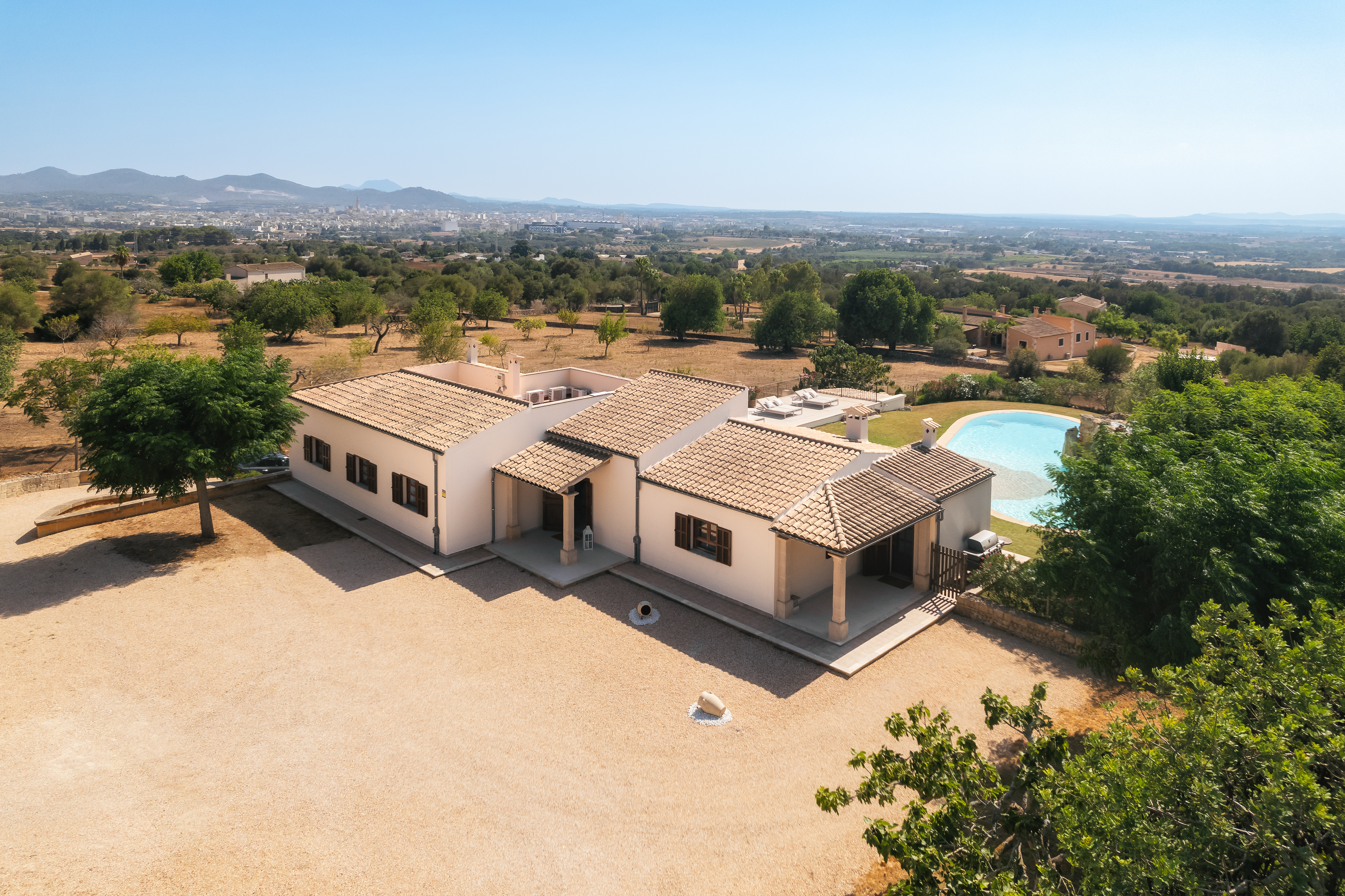 Rénovation intégrale 2025, logement d'invités, piscine, vue panoramique sur la vallée de Manacor — photo 7