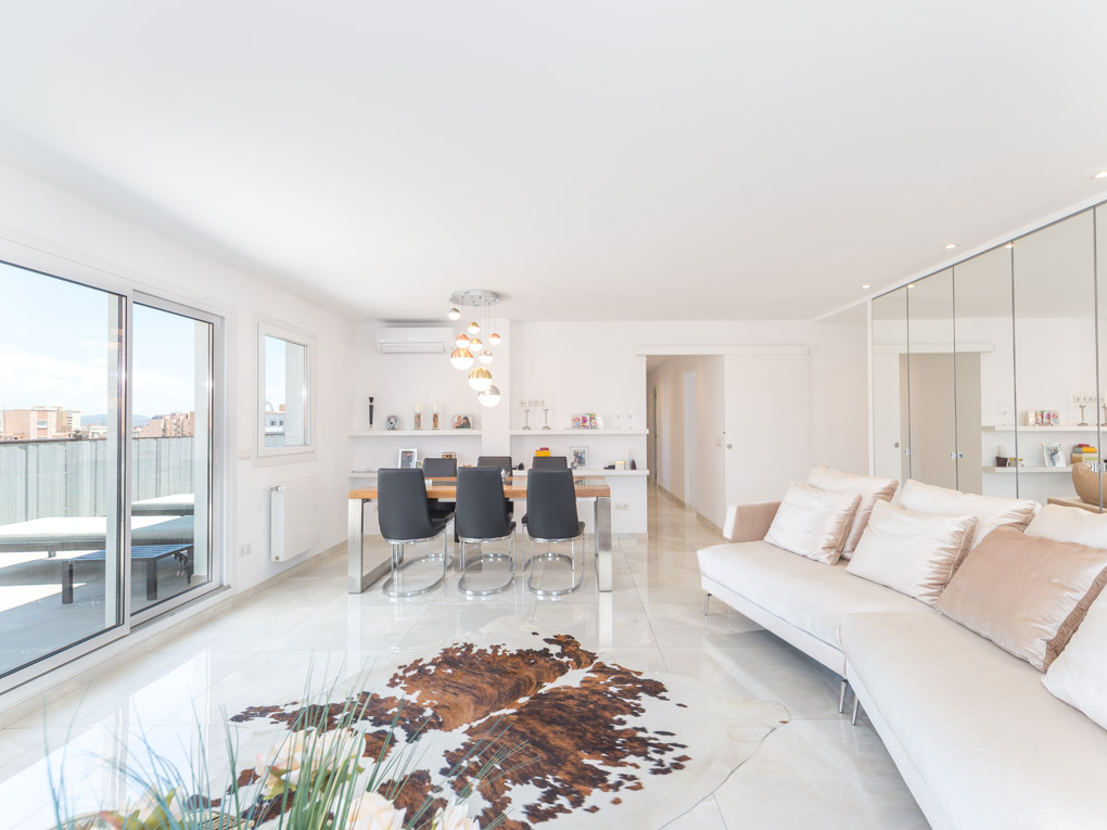 Palma - Penthouse d'angle avec 90 m² de terrasse vue mer et cathédrale — photo 6